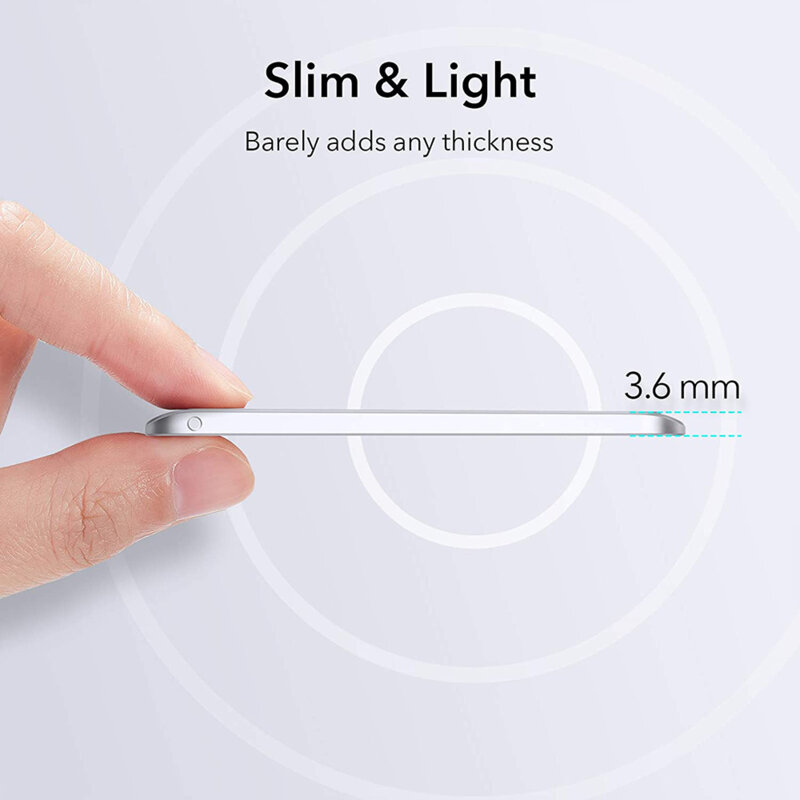 Suport pentru telefon birou ESR Boost Kickstand, argintiu