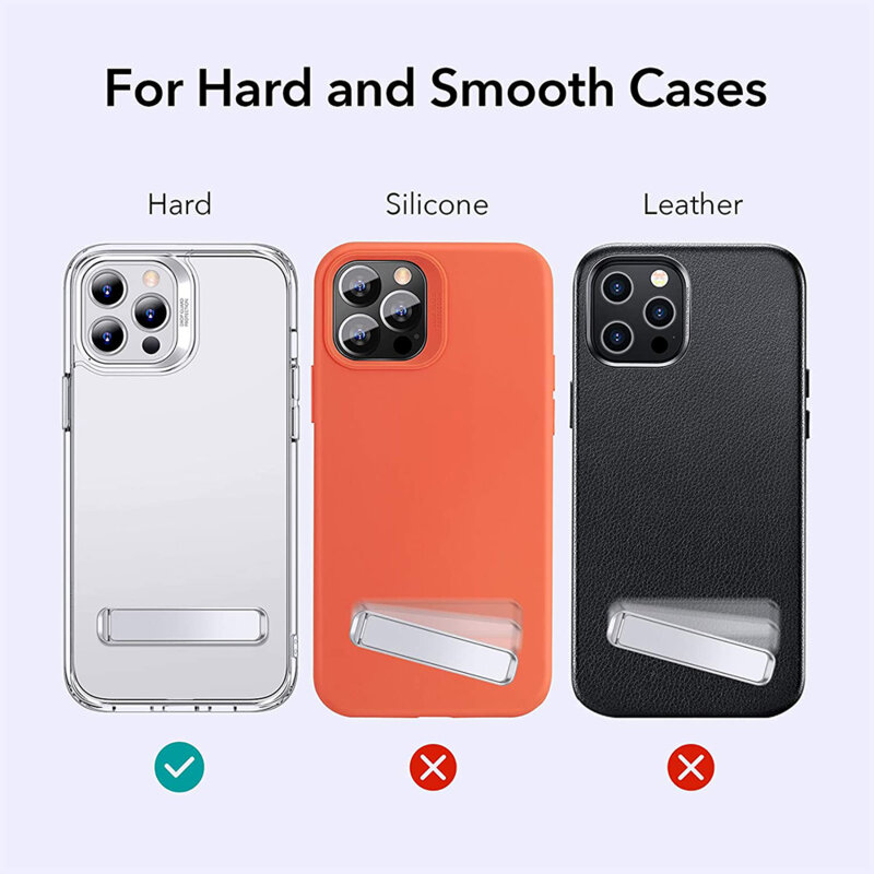 Suport pentru telefon birou ESR Boost Kickstand, argintiu