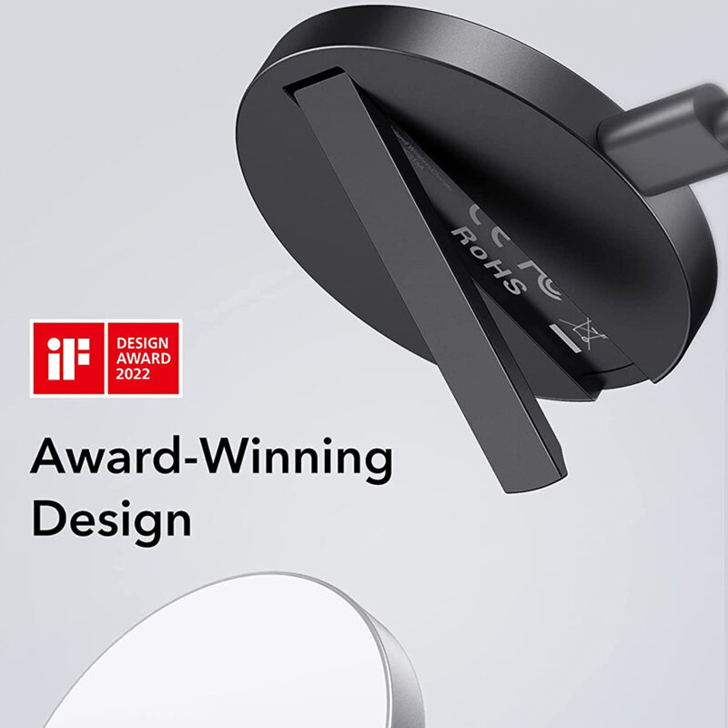 Incarcator wireless MagSafe cu stand ESR HaloLock, alb