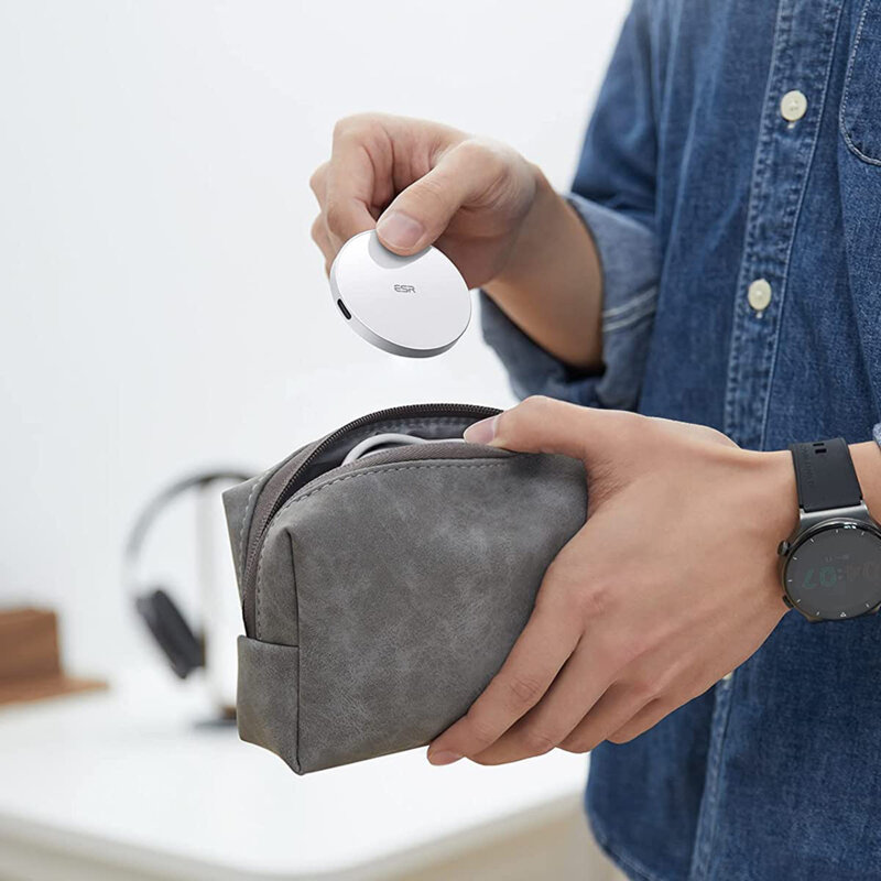 Incarcator wireless MagSafe cu stand ESR HaloLock, alb