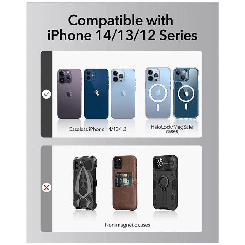 Incarcator MagSafe Apple cu suport birou ESR HaloLock Shift