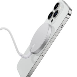 Incarcator MagSafe wireless iPhone ESR HaloLock, argintiu