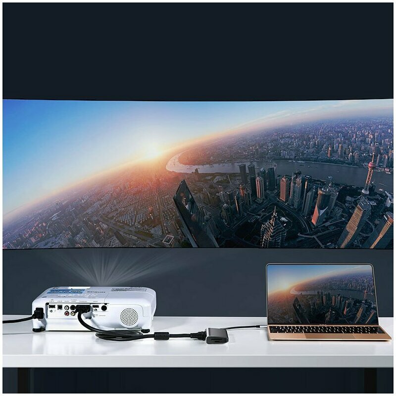 Dock USB-C la PD100W/ 3xUSB/ HDMI/ VGA/ RJ45/ Jack Ugreen, 80133