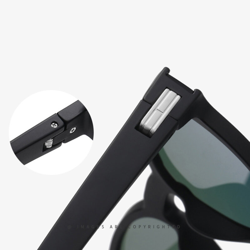 Ochelari soare rotunzi polarizati unisex Techsuit, maro, TR7545