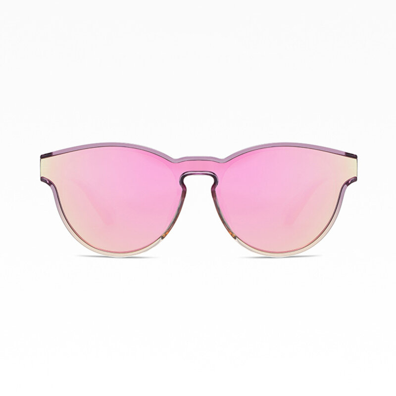 Ochelari soare rotunzi polarizati dama Techsuit, roz, TR7545
