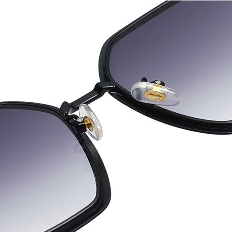 Ochelari soare hexagonali supradimensionati Techsuit, negru, 191