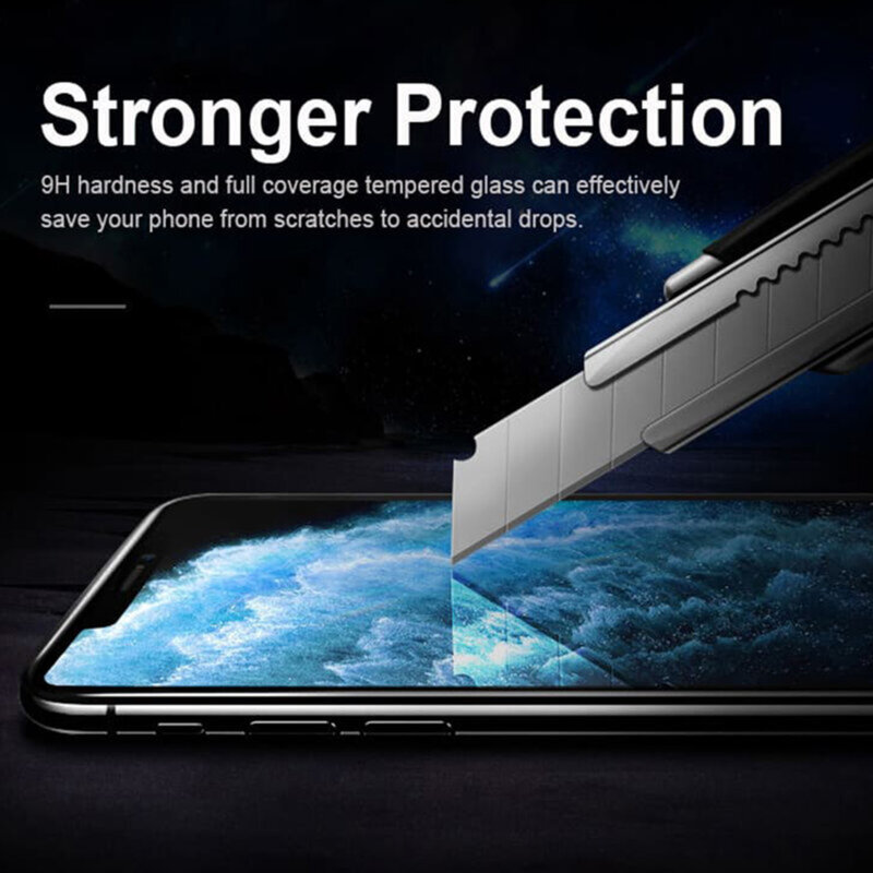 Folie Sticla iPhone 6 Plus / 6S Plus Lito Strongest Edges Cu Rama - Negru