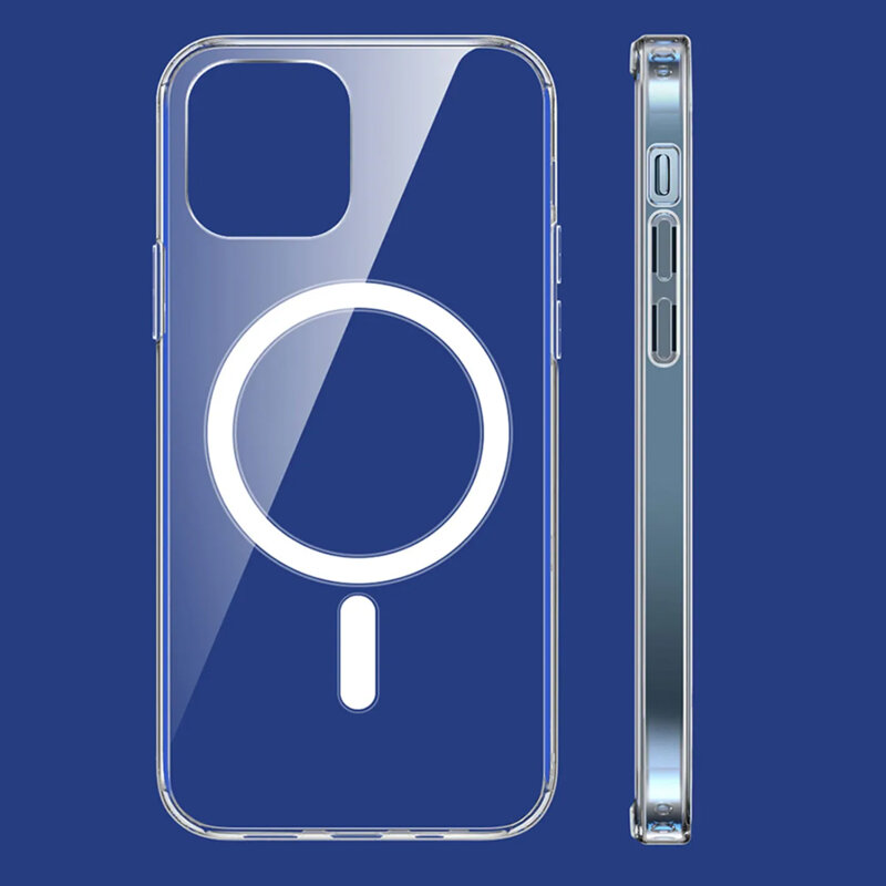 Husa iPhone 14 Pro Techsuit MagSafe Pro, transparenta