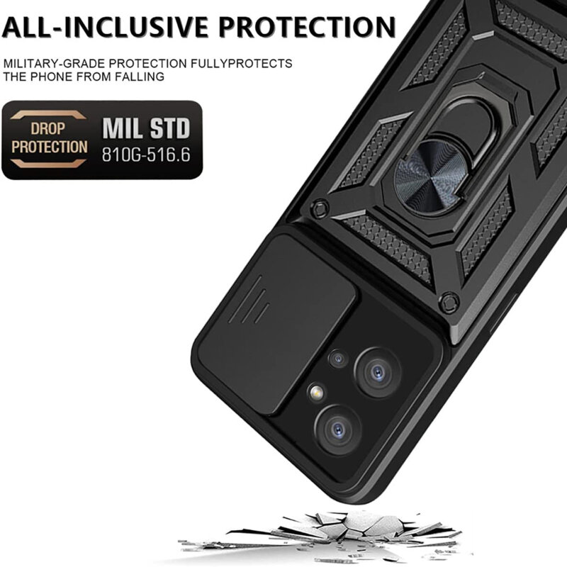 Husa Motorola Moto G32 protectie camera Techsuit CamShield Series, negru