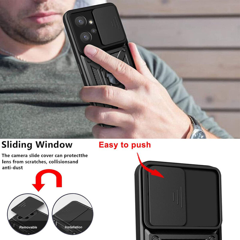 Husa Motorola Moto G32 protectie camera Techsuit CamShield Series, negru