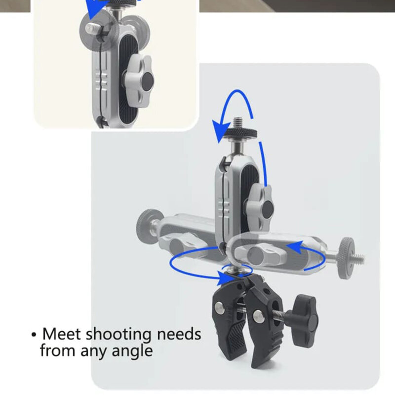 Suport GoPro bicicleta cu surub 1/4 inch Techsuit, JX-006