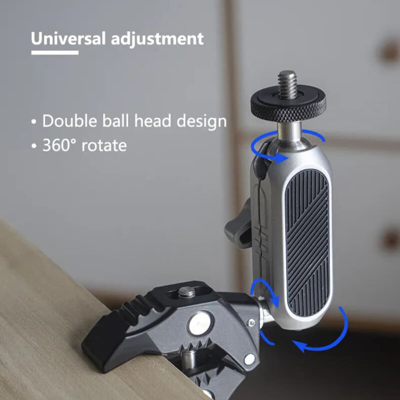 Suport GoPro bicicleta cu surub 1/4 inch Techsuit, JX-006