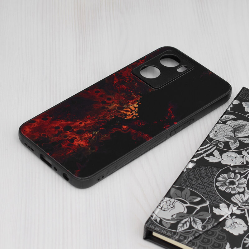 Husa Oppo A57 4G Techsuit Glaze, Red Nebula