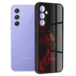 Husa Samsung Galaxy A54 Techsuit Glaze, Red Nebula