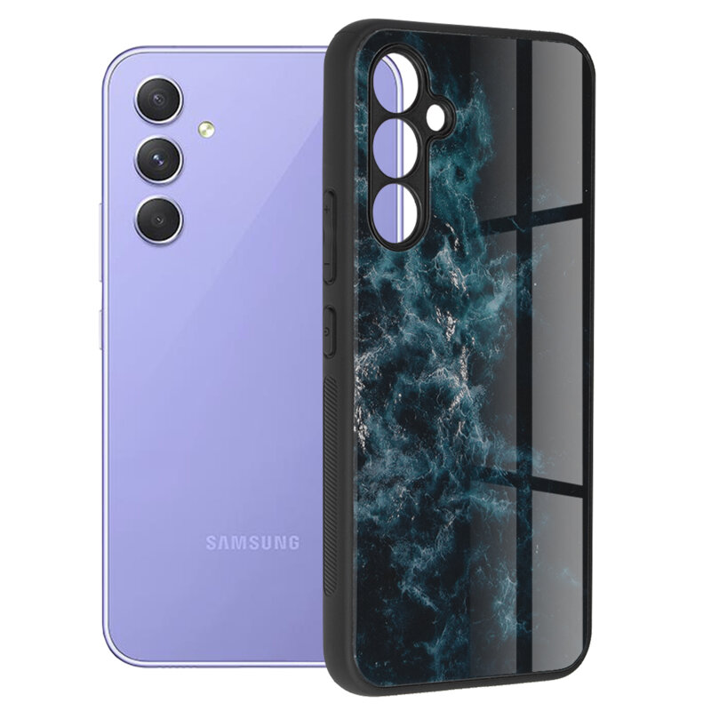 Husa Samsung Galaxy A54 Techsuit Glaze, Blue Nebula
