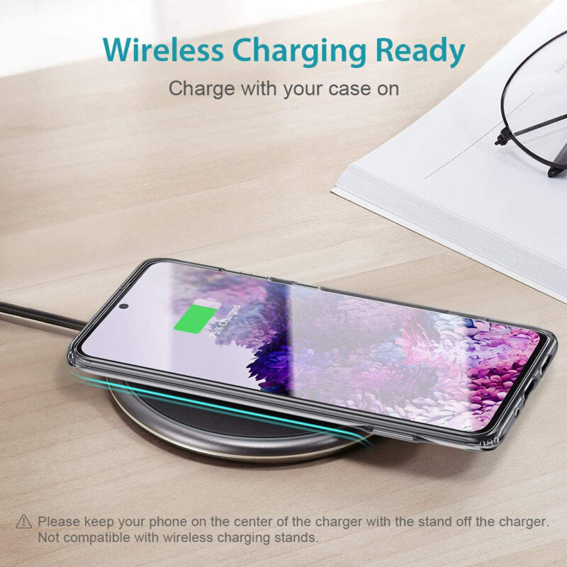 Husa Samsung Galaxy S20 5G ESR Air Shield Boost Kickstand, transparenta