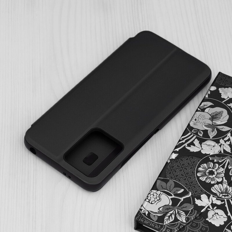 Husa Xiaomi Poco X5 Eco Leather View flip tip carte, negru