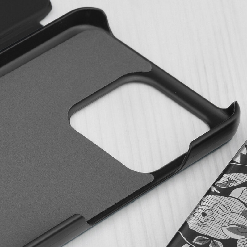 Husa Xiaomi 13 Eco Leather View flip tip carte, negru