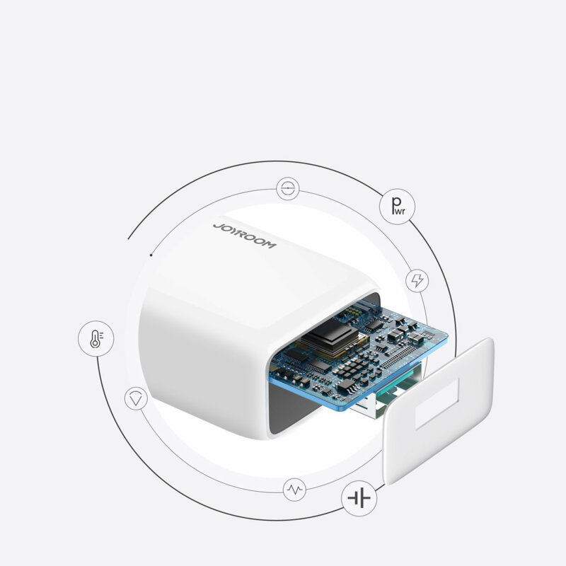 Incarcator de priza USB JoyRoom, alb, 10W, 2.1A, L-1A101