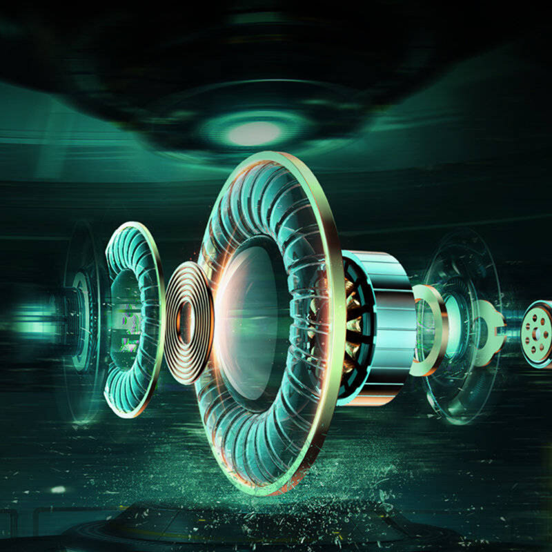 Casti gaming cu lumini LED si microfon JoyRoom, verde, JR-HG1