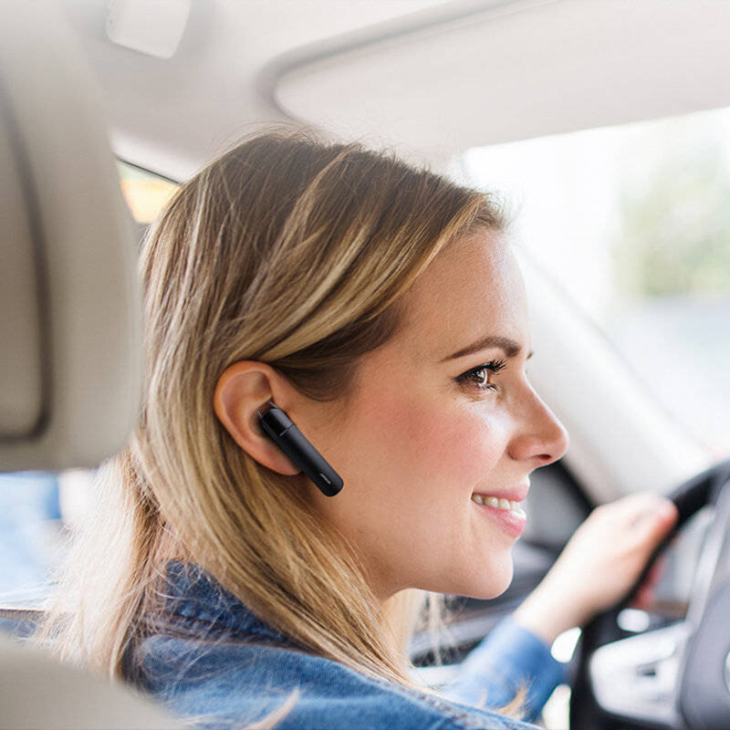 Casca wireless Bluetooth cu microfon JoyRoom JR-B02S, negru