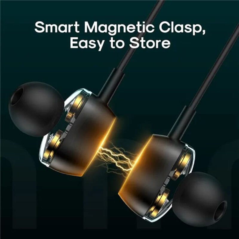 Casti sport Bluetooth magnetice JoyRoom, negru, JR-DY01