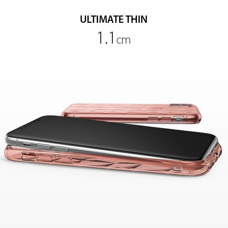 Husa iPhone X, iPhone 10 Ringke Air Prism - Rose Gold