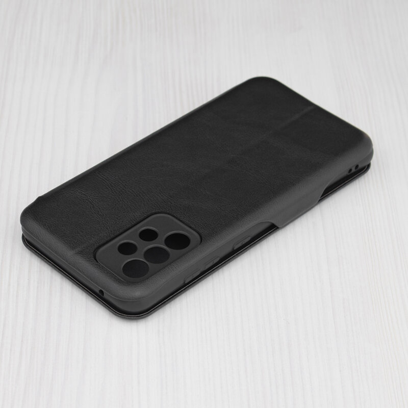 Husa 360° Samsung Galaxy A52 5G Techsuit Safe Wallet Plus, negru