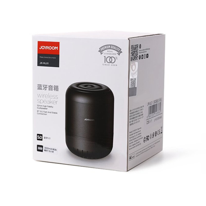 Boxa portabila wireless mica JoyRoom, 2200mAh, negru, JR-ML01