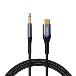 Cablu audio Hi-Fi Jack 3.5mm la Type-C JoyRoom, 1m, SY-A03