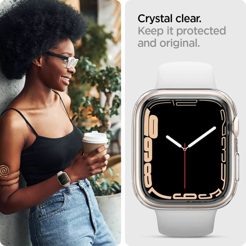 Husa Apple Watch 5 44mm Spigen Liquid Crystal - Clear