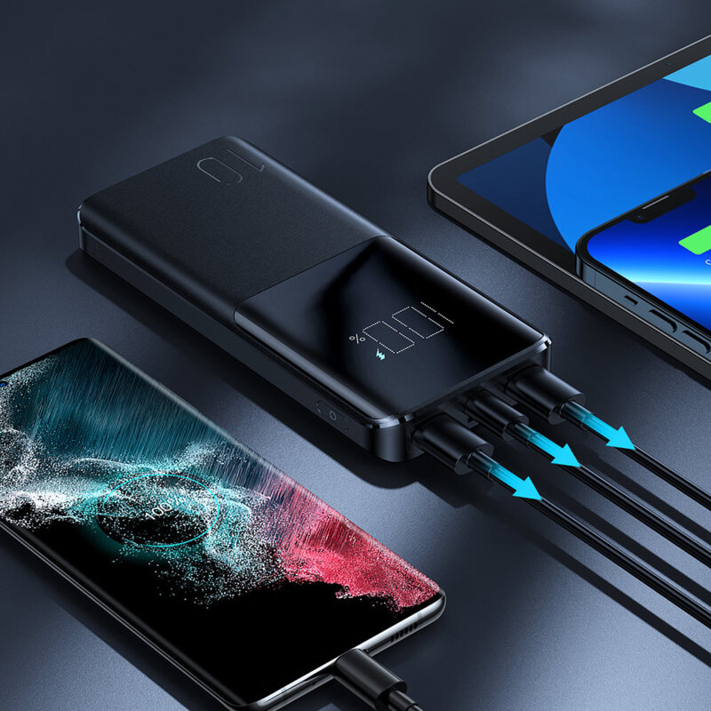 Powerbank 10000mAh Fast Charge 15W Type-C, 2xUSB JoyRoom, JR-T013