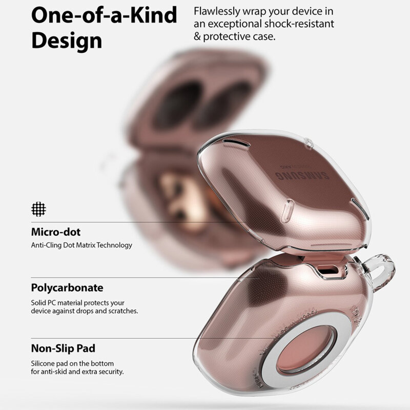 Husa Samsung Galaxy Buds Pro Ringke Slim X, transparenta