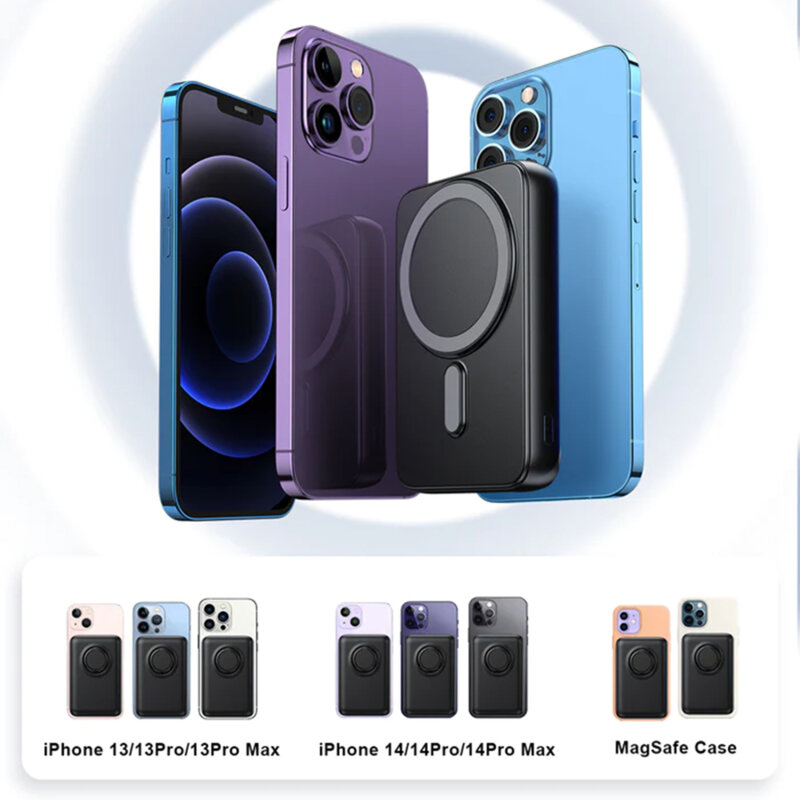 Baterie externa MagSafe + suport birou JoyRoom, 10000mAh, JR-W050