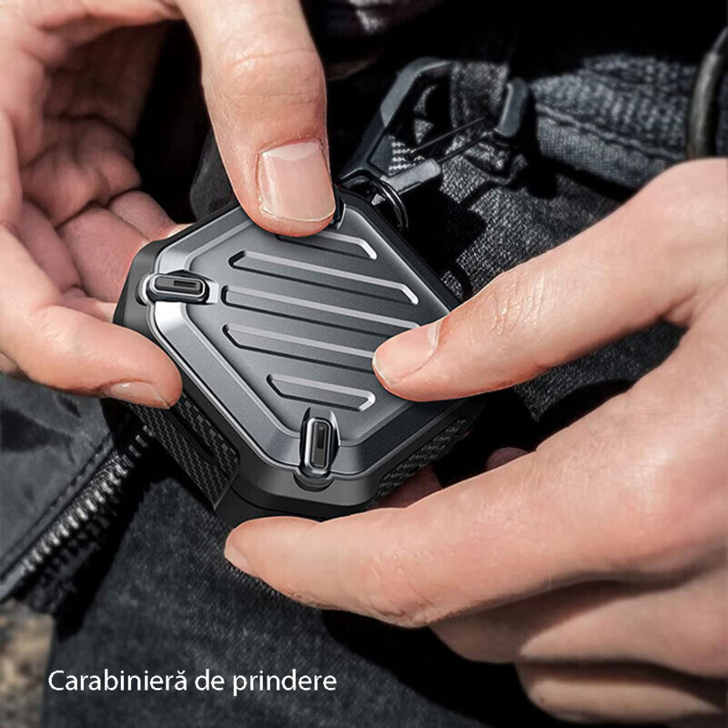 Husa Galaxy Buds 2 Supcase Unicorn Beetle Pro, negru