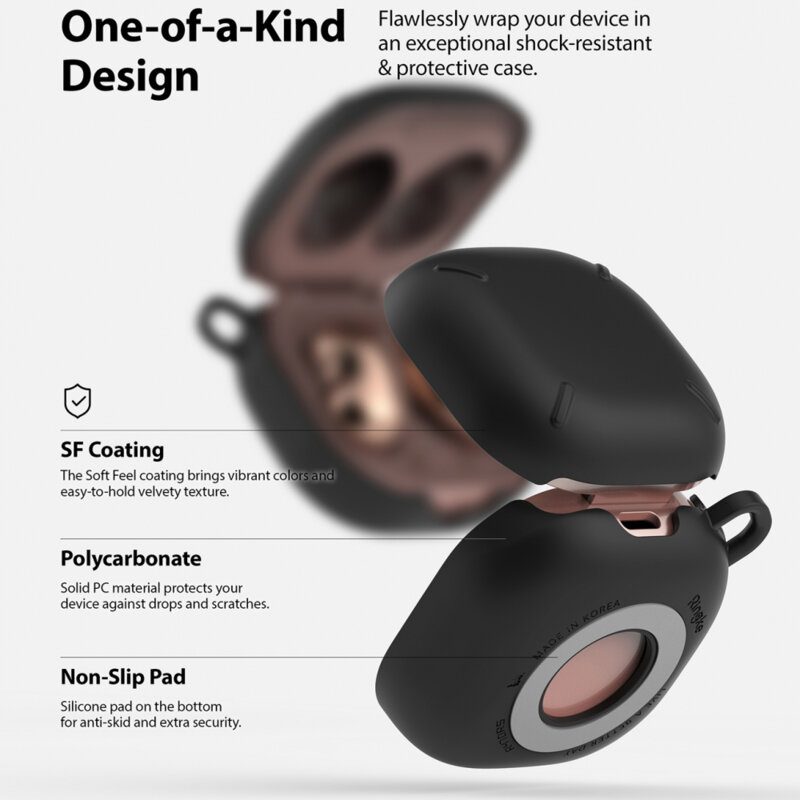 Husa Samsung Galaxy Buds Pro Ringke Slim X, negru