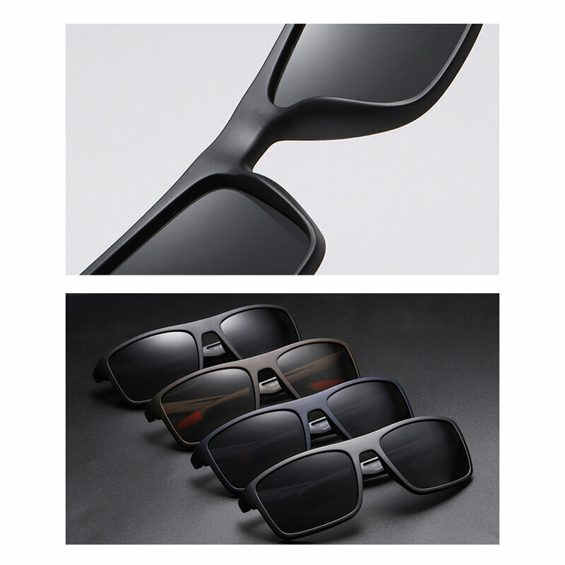 Ochelari soare barbati polarizati Techsuit, negru mat/gri, MM101