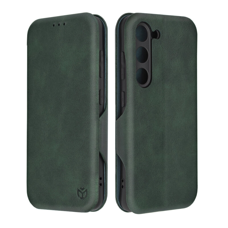 Husa 360° Samsung Galaxy S23 Techsuit Safe Wallet Plus, verde