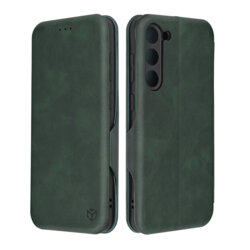 Husa 360° Samsung Galaxy S23 Plus Techsuit Safe Wallet Plus, verde