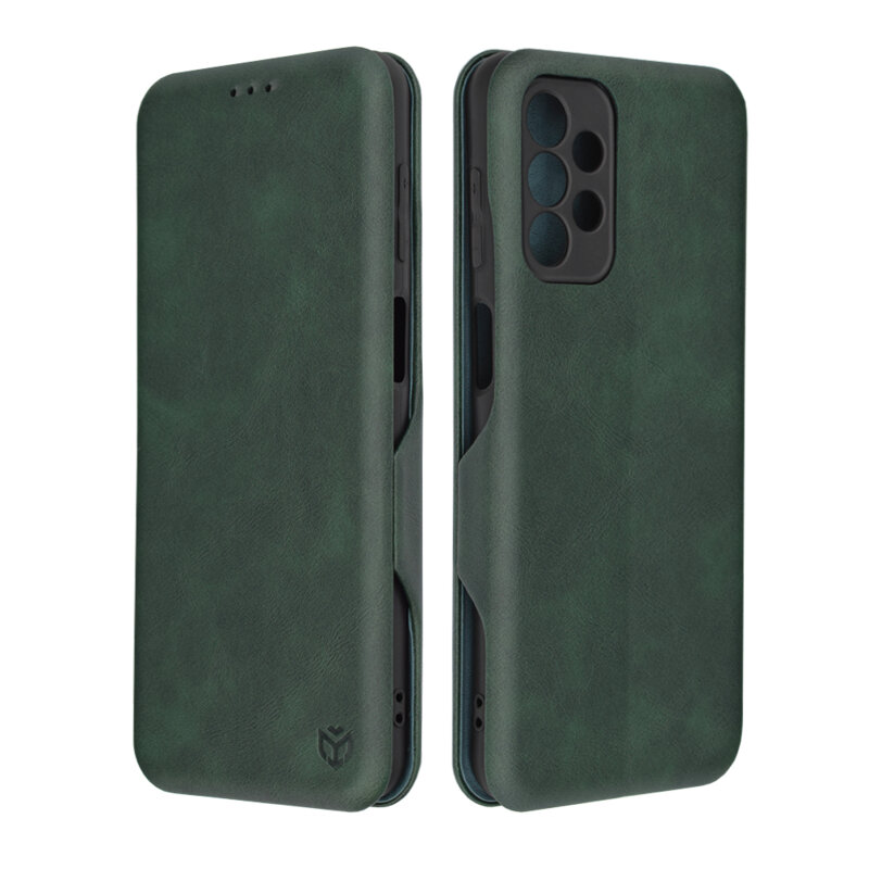 Husa 360° Samsung Galaxy A23 Techsuit Safe Wallet Plus, verde