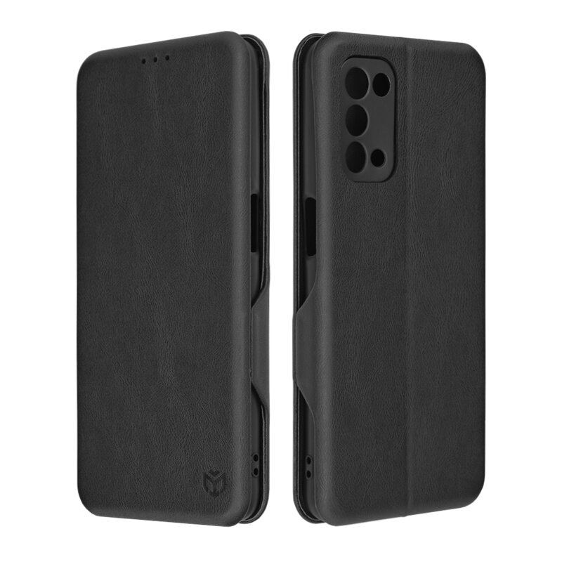 Husa 360° Oppo A54 5G Techsuit Safe Wallet Plus, negru