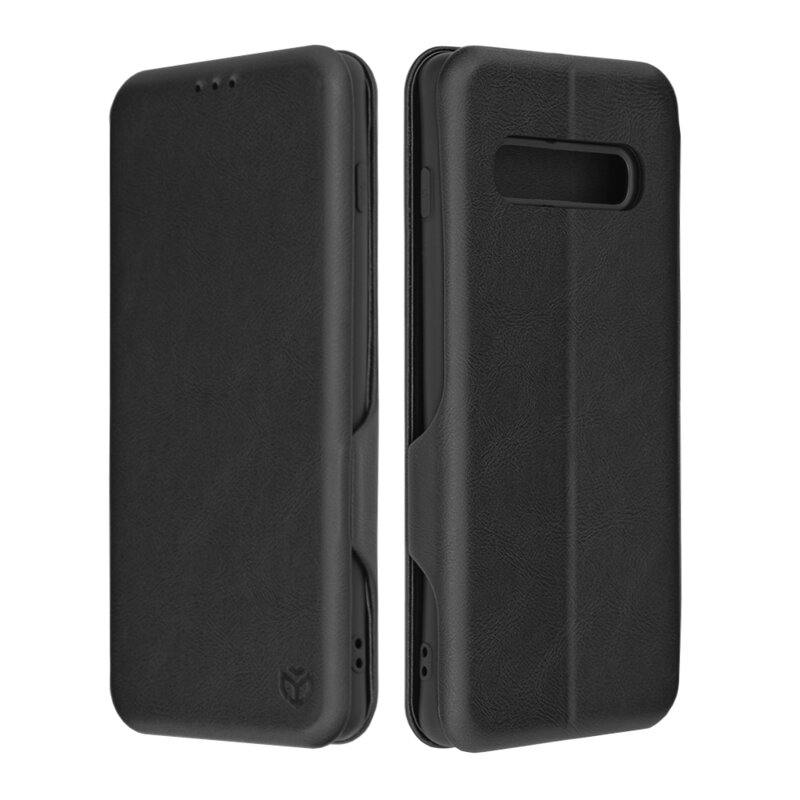 Husa 360° Samsung Galaxy S10 Plus Techsuit Safe Wallet Plus, negru