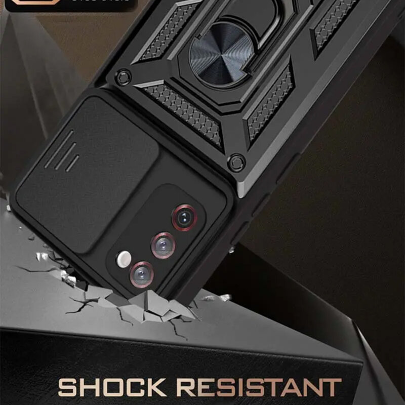 Husa Samsung Galaxy S20 FE protectie camera Techsuit CamShield Series, negru