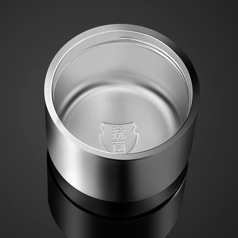 Termos cu infuzor pentru ceai 600ml Techsuit, argintiu, THM6