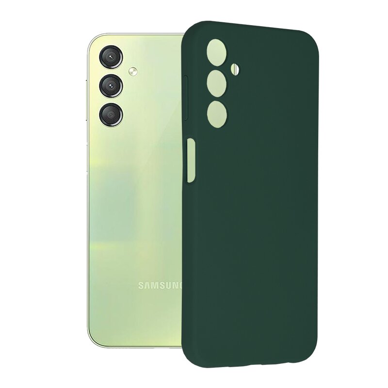 Husa Samsung Galaxy A24 Techsuit Soft Edge Silicone, verde