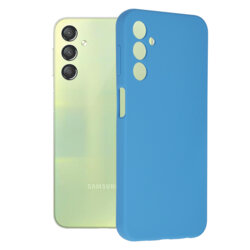 Husa Samsung Galaxy A24 Techsuit Soft Edge Silicone, albastru