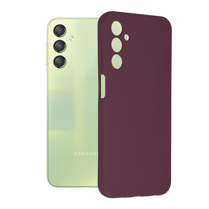 Husa Samsung Galaxy A24 Techsuit Soft Edge Silicone, violet