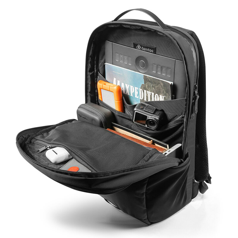 Rucsac laptop 15.6 inch cu 15 buzunare Tomtoc, 26l, T68M1D1