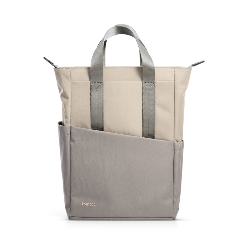 Rucsac laptop dama 14″ impermeabil Tomtoc 12l, gri, T63M1D1