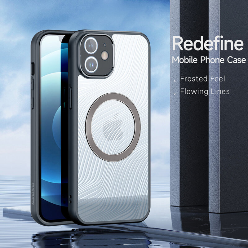 Husa iPhone 12 Dux Ducis Aimo MagSafe, negru